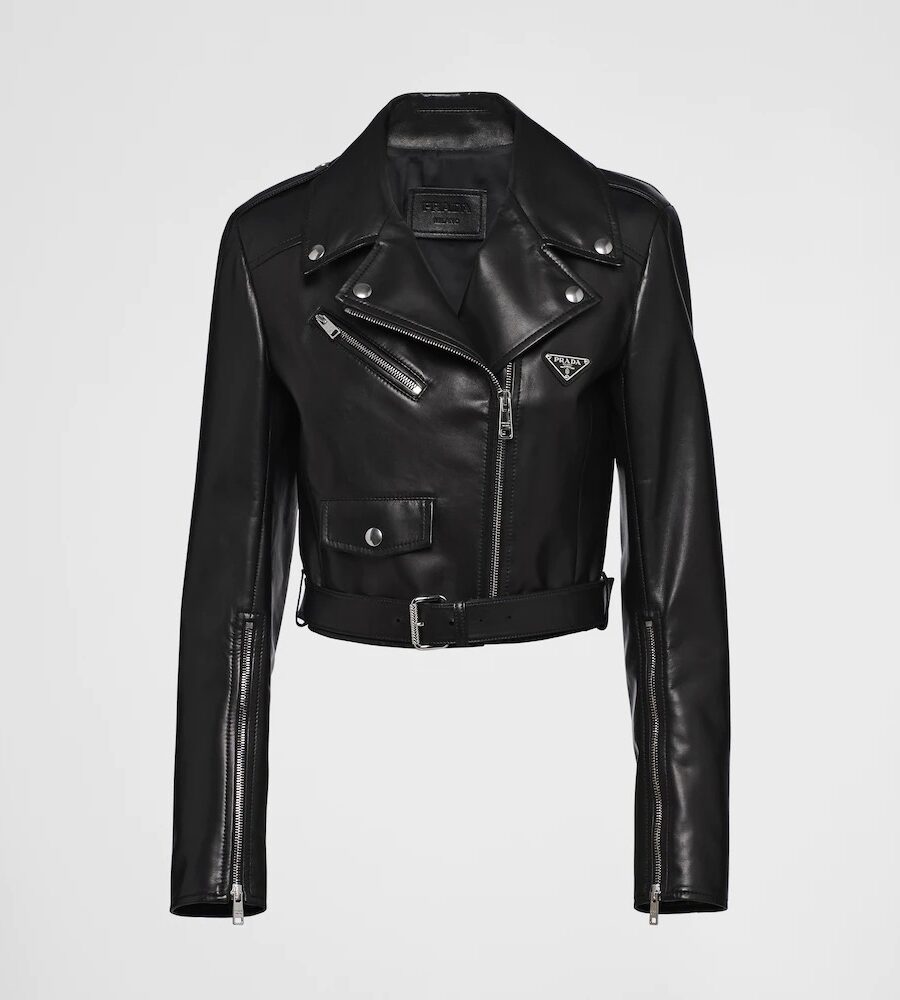 NAPPA LEATHER BIKER JACKET