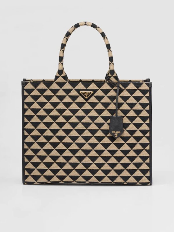LARGE SYMBOL JACQUARD TOTE