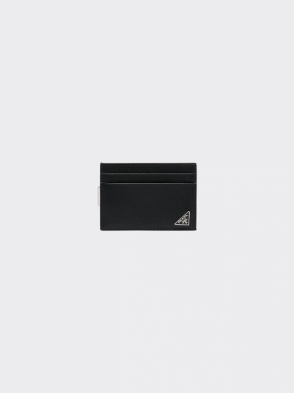 SAFFIANO CARD HOLDER WITH CLIP