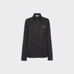 POPLIN AND RE NYLON SHIRT
