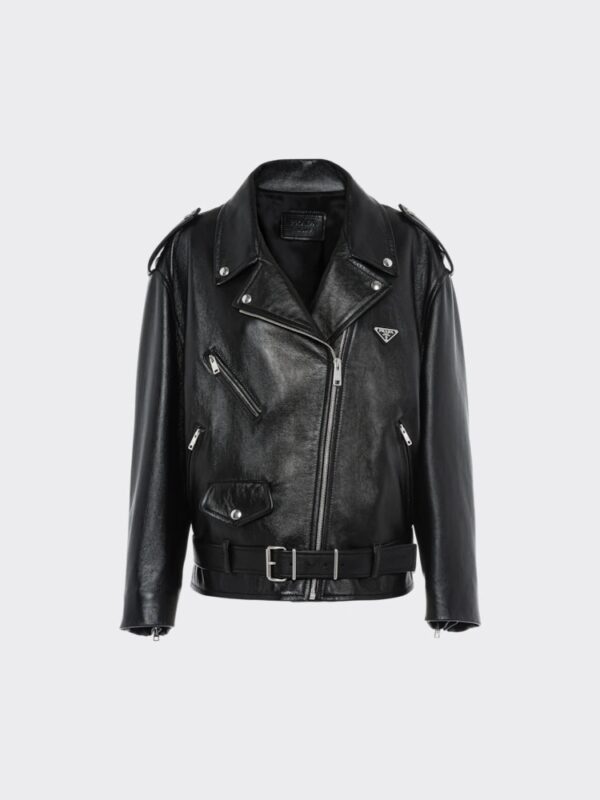 NAPPA OVERSIZED LEATHER JACKET
