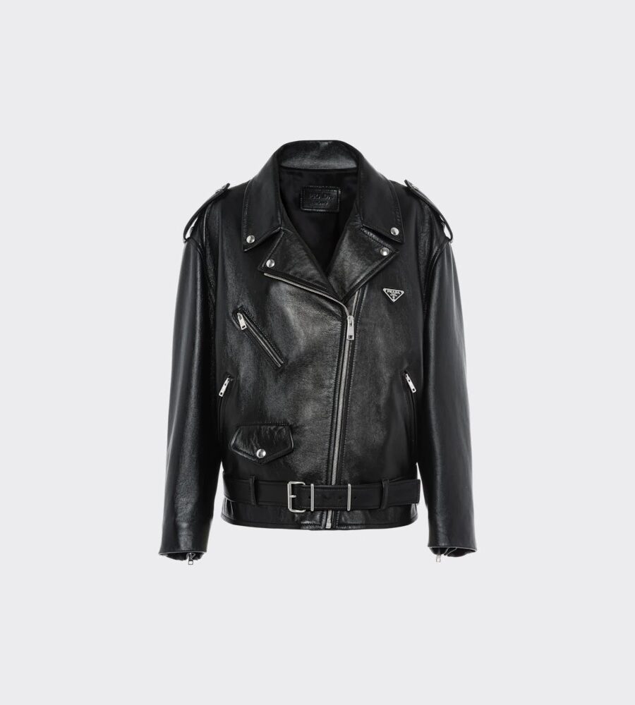 NAPPA OVERSIZED LEATHER JACKET