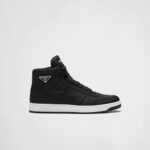RE NYLON GABARDINE HIGH TOP SNEAKERS