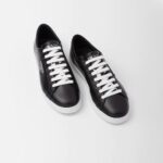 BRUSHED LEATHER LANE SNEAKERS