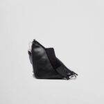 TRIANGLE LEATHER SHOULDER BAG