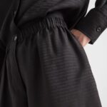 JACQUARD CREPE DE CHINE SHORTS