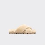 SHEARLING SLIDES