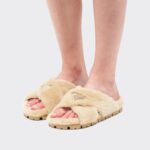 SHEARLING SLIDES