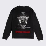 CHARLES SWEATSHIRT | BLACK SYSTEM EXIT