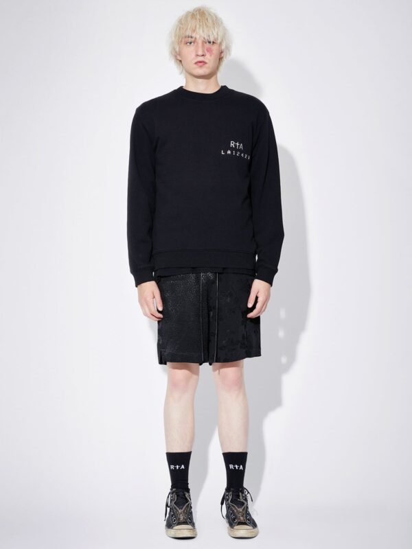 CHARLES SWEATSHIRT | BLACK SYSTEM EXIT