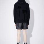 DION HOODIE | BLACK DOUBLE PALM TREE