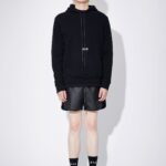 DION HOODIE | BLACK DOUBLE PALM TREE