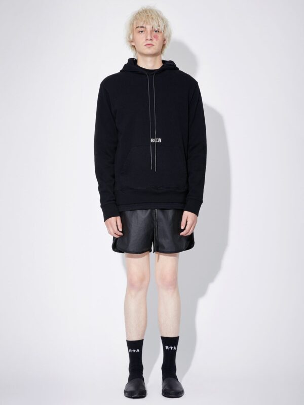 DION HOODIE | BLACK DOUBLE PALM TREE