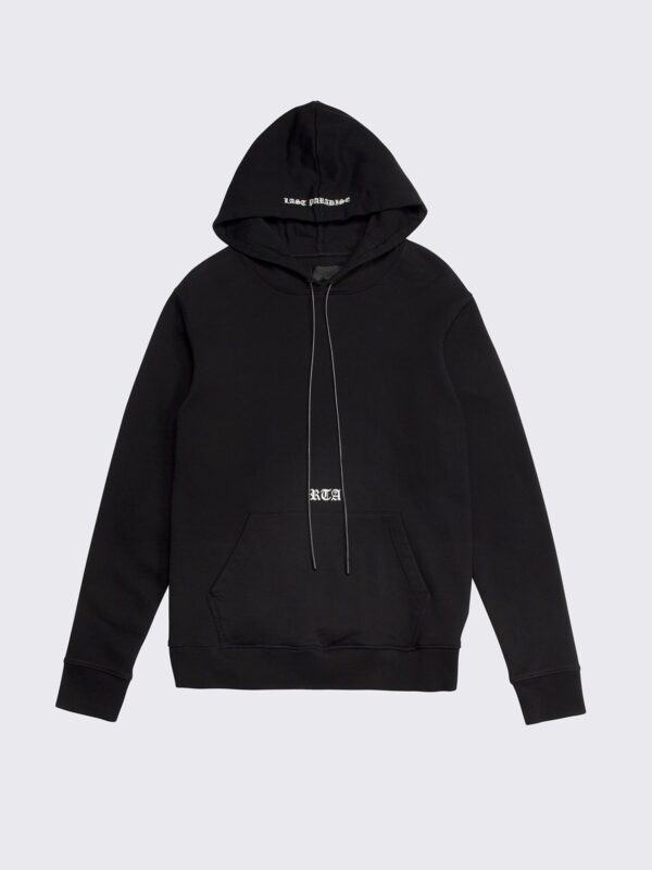 DION HOODIE | BLACK DOUBLE PALM TREE