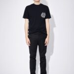 LIAM TEE | BLACK THREE LOGOS