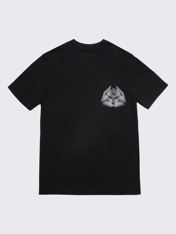 LIAM TEE | BLACK THREE LOGOS