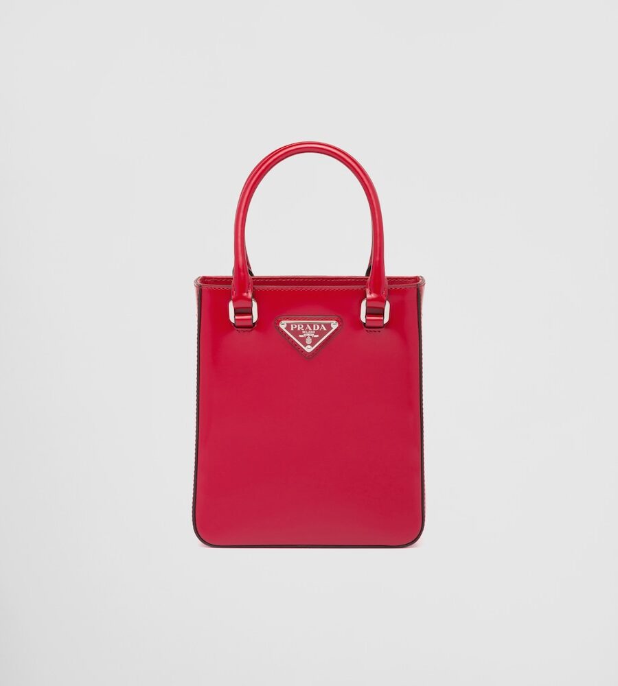 SMALL BRUSHED LEATHER TOTE