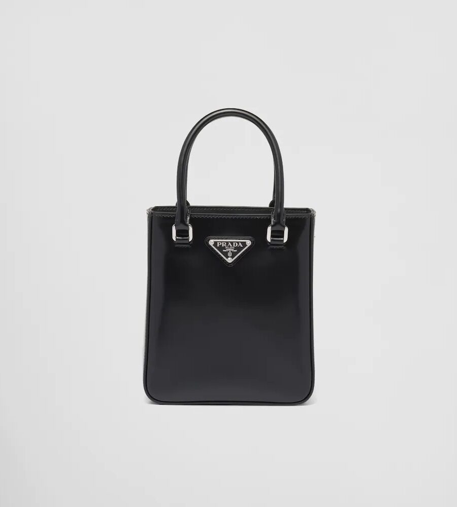 SMALL BRUSHED LEATHER TOTE
