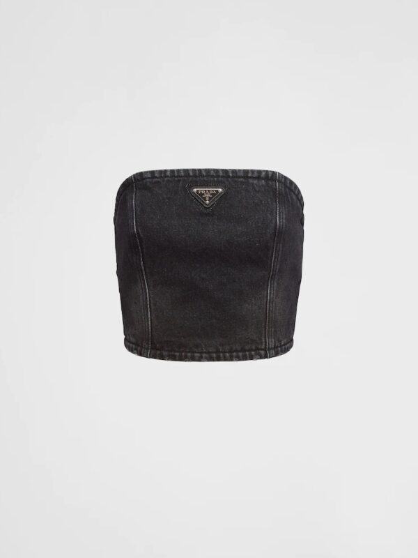DENIM CORSET TOP