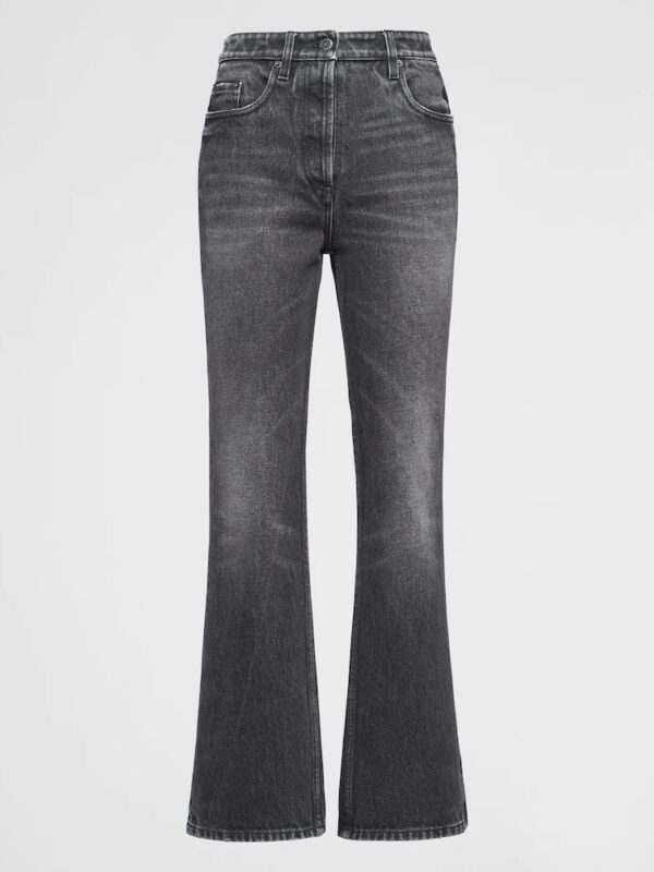 WASHED DENIM JEANS