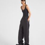 RE NYLON LOGO PANTS