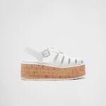 RUBBER WEDGE PLATFORM SANDALS