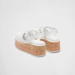 RUBBER WEDGE PLATFORM SANDALS
