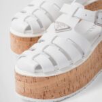 RUBBER WEDGE PLATFORM SANDALS