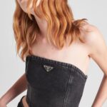 DENIM CORSET TOP