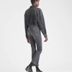 WASHED DENIM JEANS