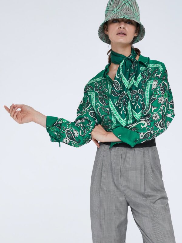 PAISLEY POWER BLOUSE