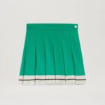 TRACK PLEATED SKIRT