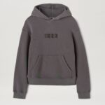GARMENT DYE BOX LOGO HOODIE