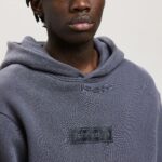 GARMENT DYE BOX LOGO HOODIE