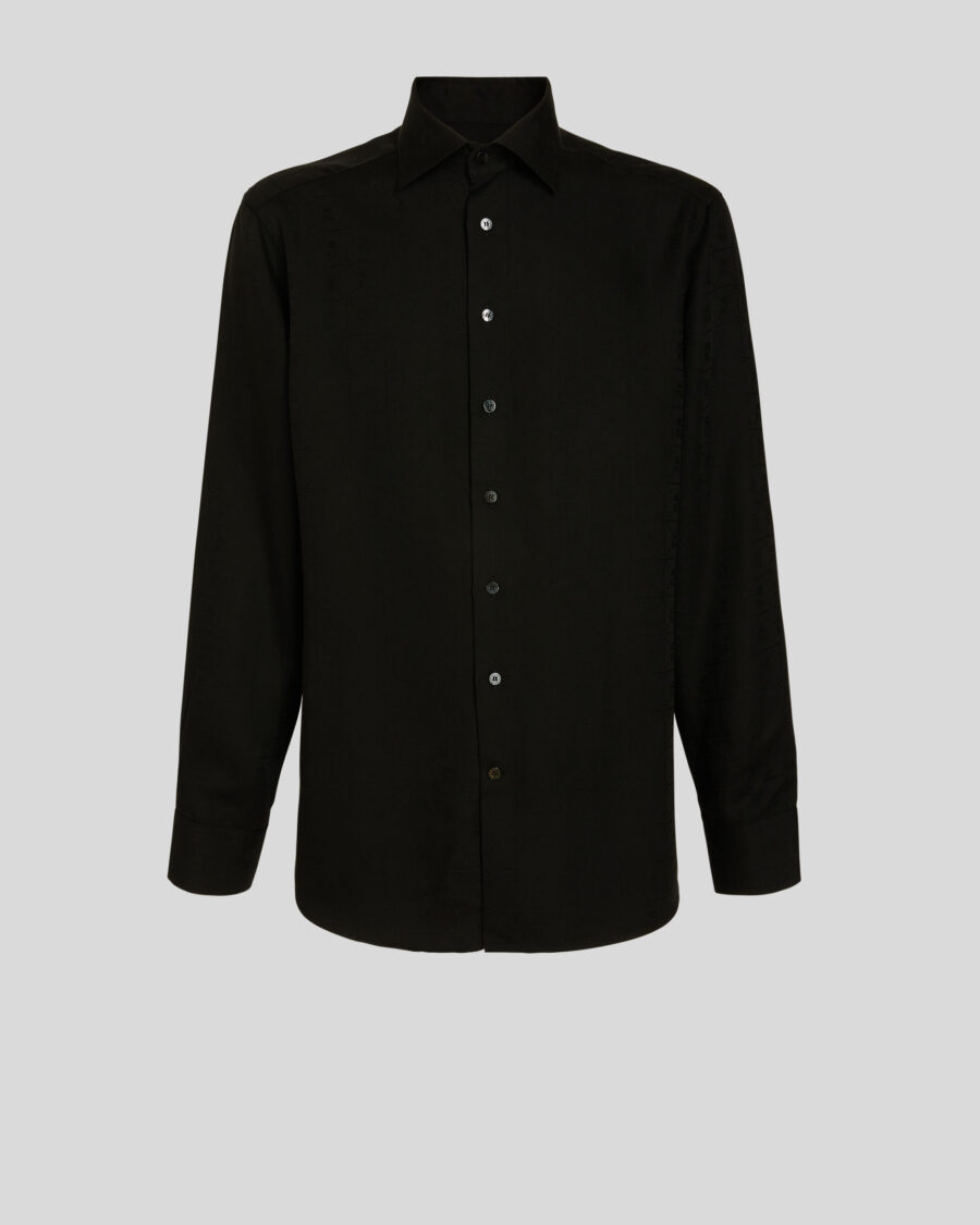 BENETROESSERE SHIRT WITH ETRO CUBE LOGO