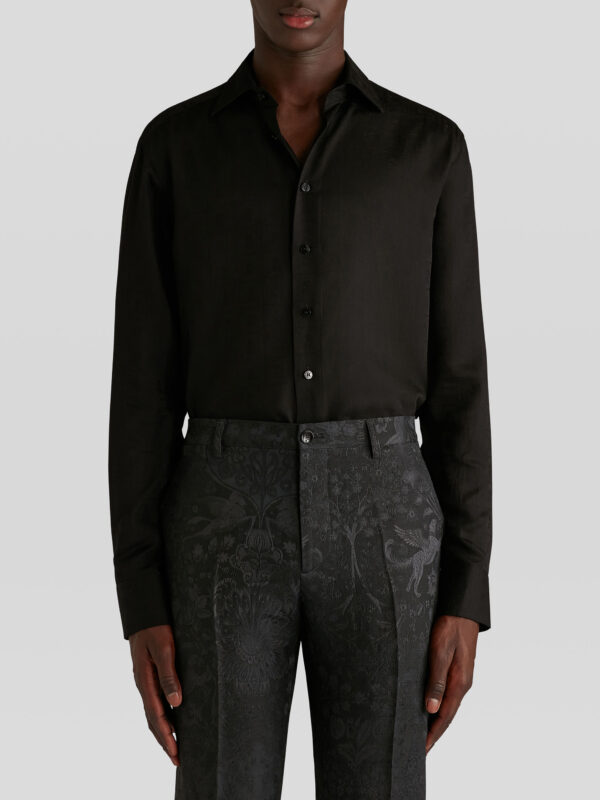 BENETROESSERE SHIRT WITH ETRO CUBE LOGO