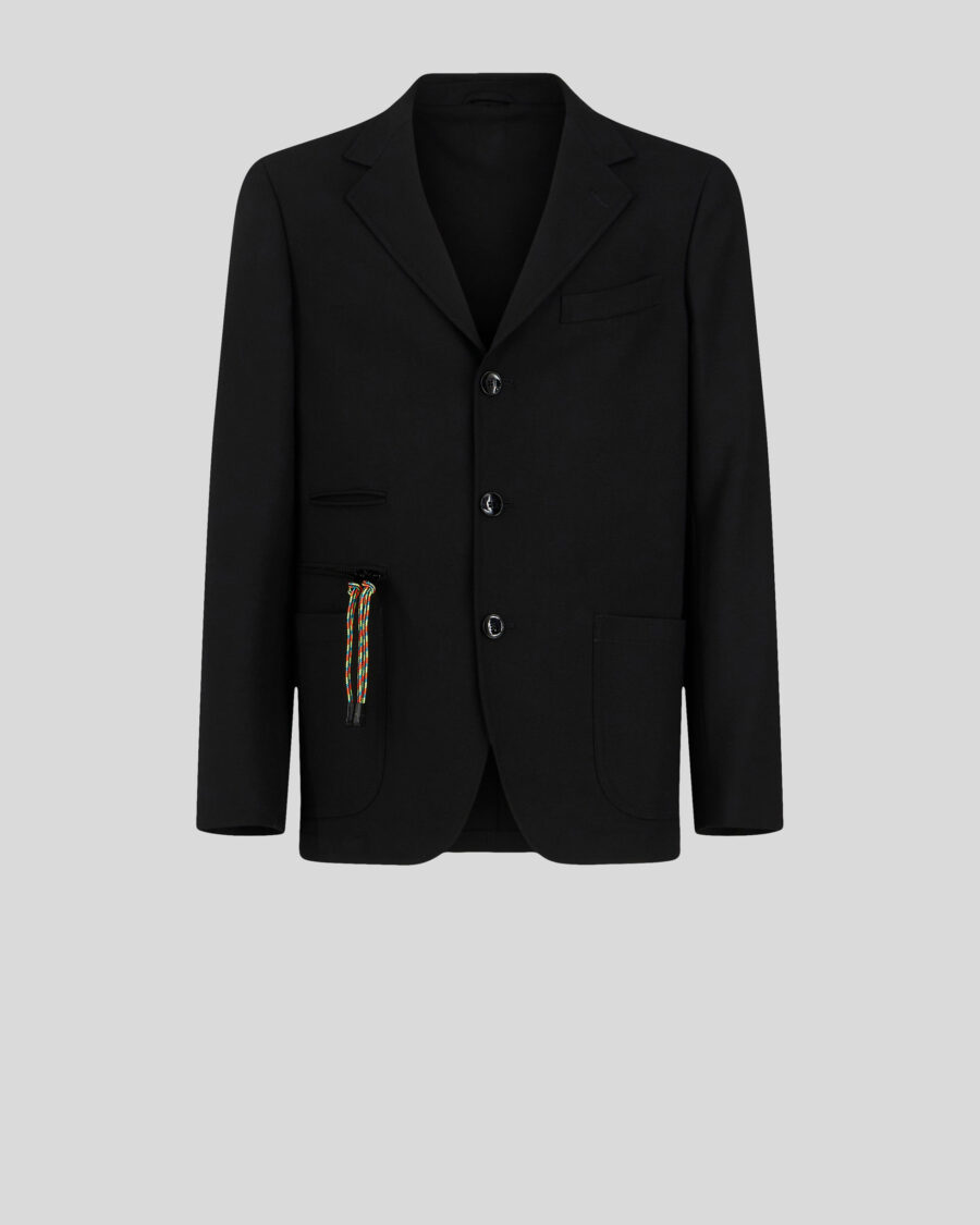 DECONSTRUCTED JACKET WITH POCKETS