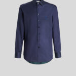 COTTON SHIRT WITH ETRO CUBE LOGO