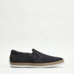SLIP-ON SHOES IN SUEDE - GREY