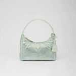 SATIN MINI BAG WITH CRYSTALS