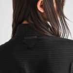 JACQUARED CREPE DE CHINE SHIRT