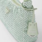 SATIN MINI BAG WITH CRYSTALS