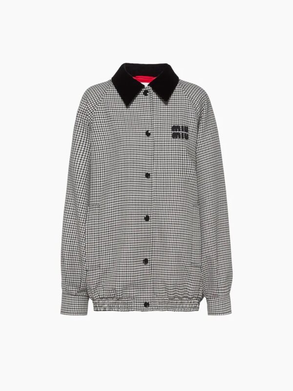 CHECK BLOUSON JACKET