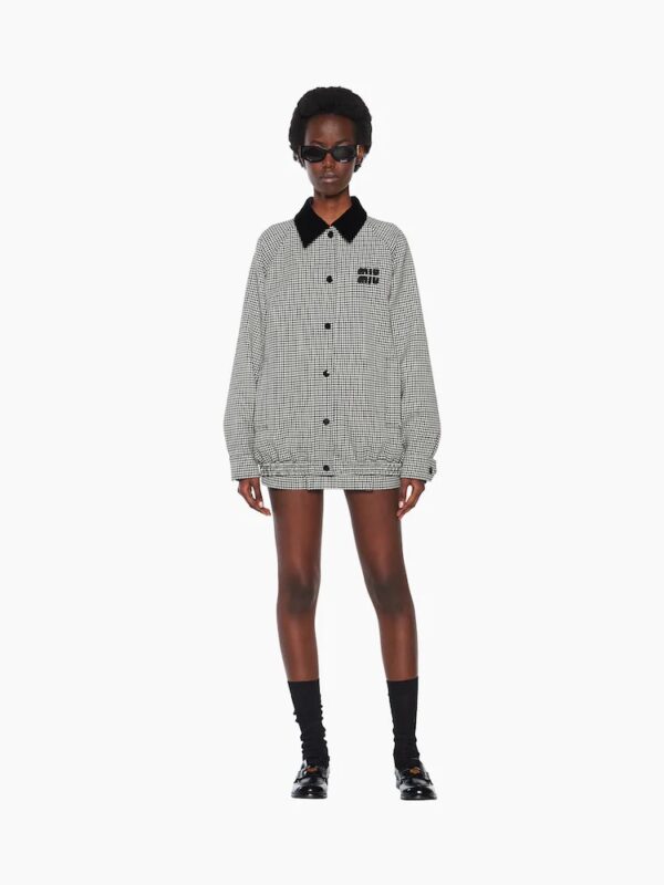 CHECK BLOUSON JACKET