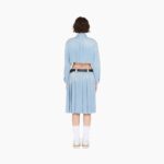 Cropped denim shirt