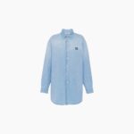 DENIM SHIRT WITH LOGO
