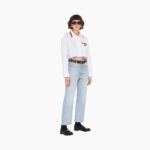 LOW RISE CROPPED JEANS