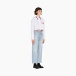 LOW RISE CROPPED JEANS