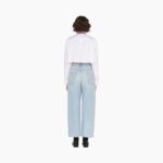 LOW RISE CROPPED JEANS