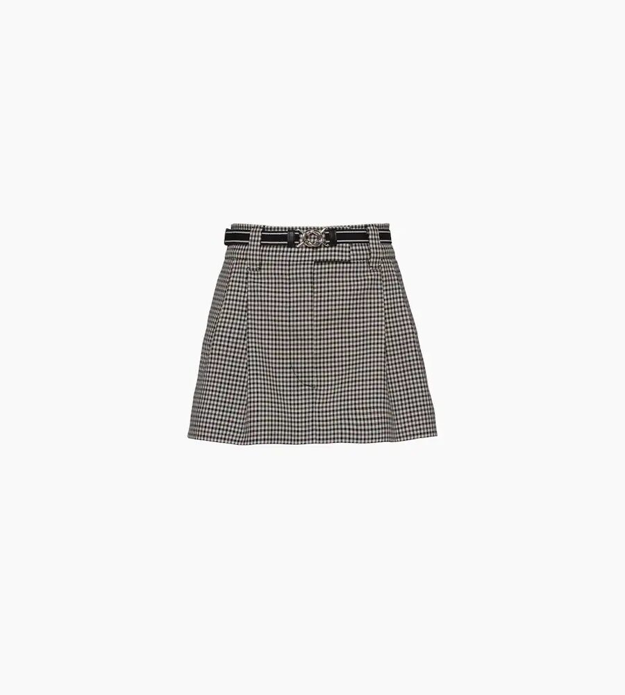 CHECK MINI SKIRT